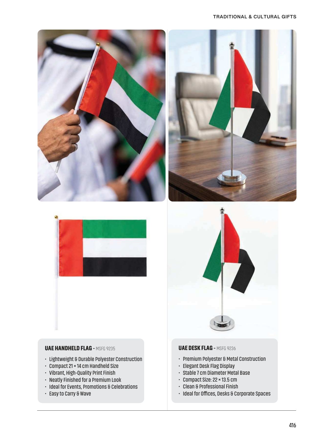 UAE flags