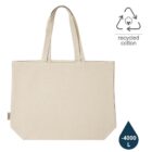 certified Recycled Cotton Beach / Shopping Bag – Natural