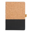 neutral A5 Cork Fabric Hard Cover Notebook and Pen Set