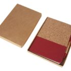 neutral A5 Cork Fabric Hard Cover Notebook and Pen Set