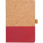 neutral A5 Cork Fabric Hard Cover Notebook and Pen Set