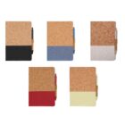 neutral A5 Cork Fabric Hard Cover Notebook and Pen Set