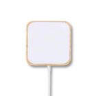15W Square Bamboo Magsafe Wireless Charger