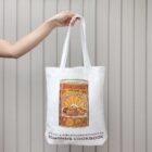 Eco Friendly Cotton Shopping Bag With Gusset
