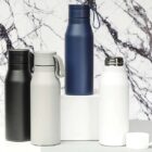 Recycled Stainless Steel Vacuum Bottle with Loop