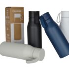 Recycled Stainless Steel Vacuum Bottle with Loop