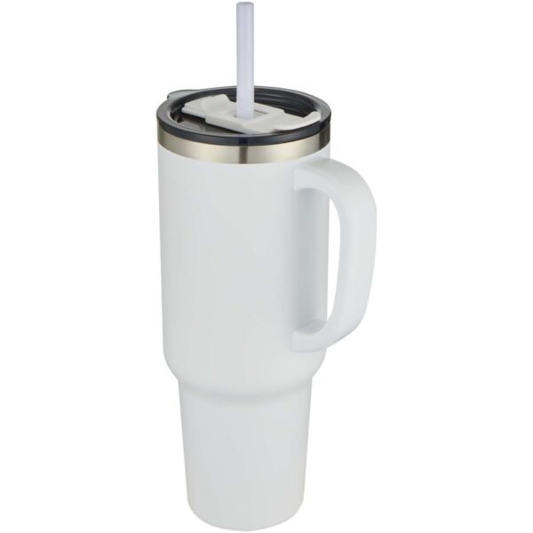 1200 ml double wall RCS certified copper vacuum insulated tumbler with straw