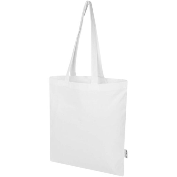 140 g/m² GRS recycled cotton tote bag 7L