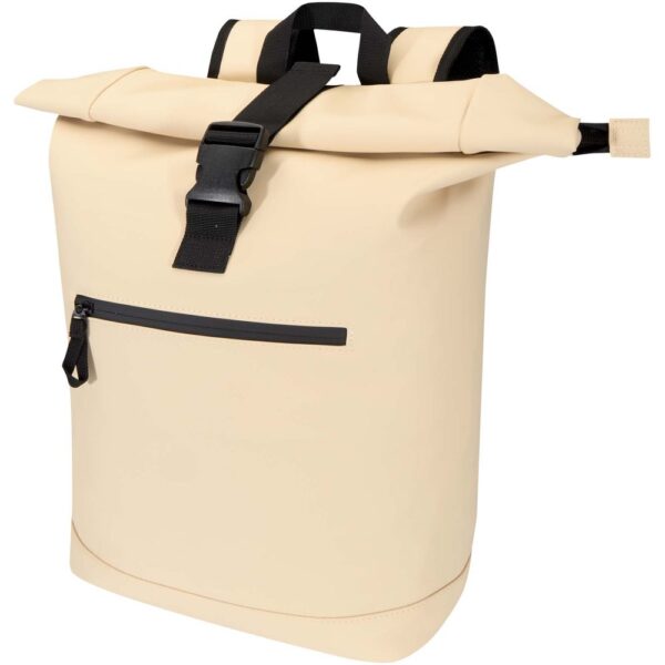 15" GRS recycled roll-top backpack 18L