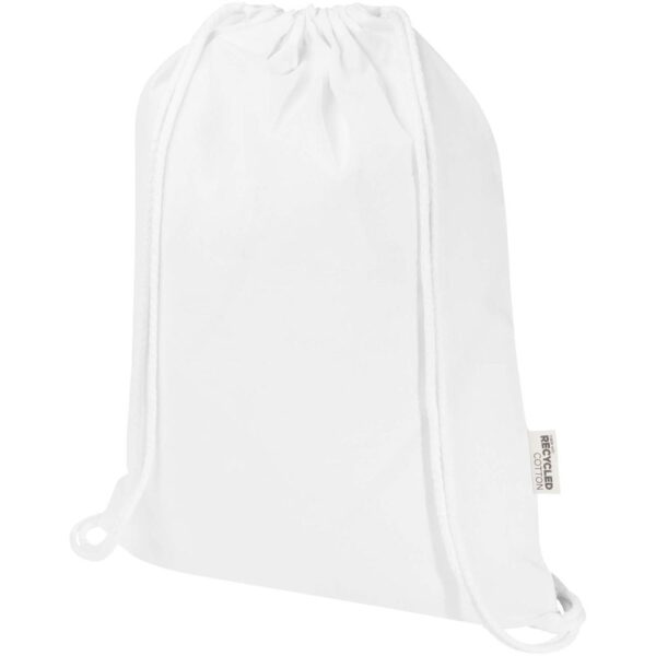 180 g/m² GRS recycled drawstring bag 5L