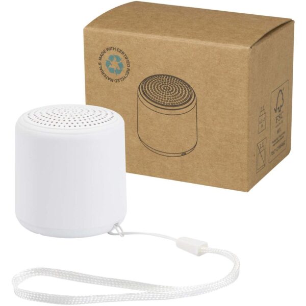 3W recycled plastic wireless Bluetooth speaker