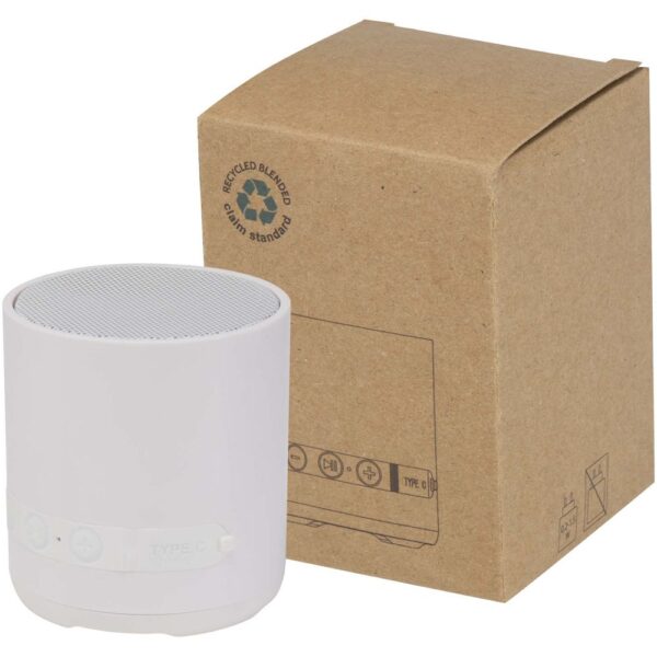 3W recycled plastic wireless speaker