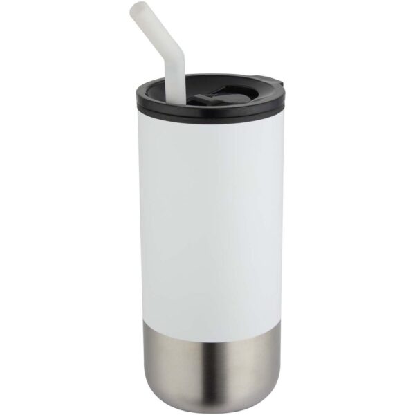 480 ml RCS recycled insulated tumbler with straw