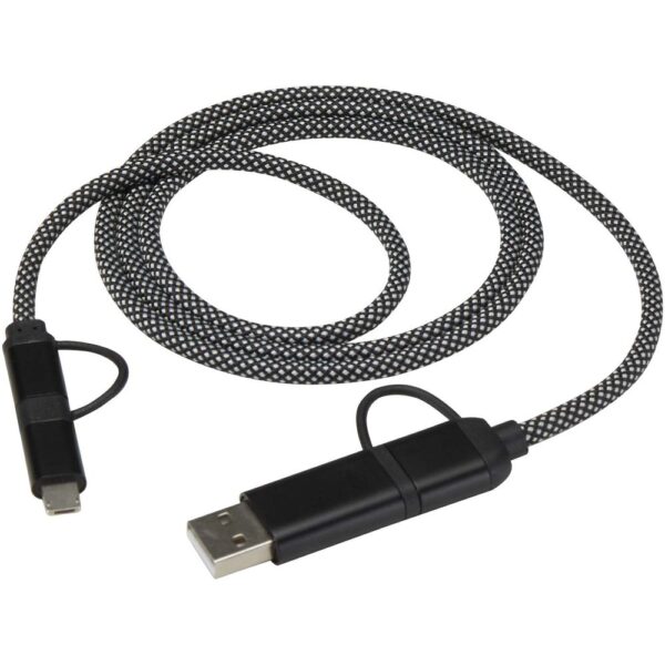 65W 100 cm RCS certified magnetic 4-in-1 charging cable
