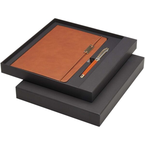 A5 notebook and rollerball pen set (blue ink)