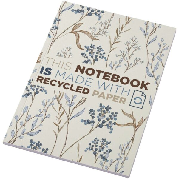 A5 recycled soft cover notebook - 50 sheets