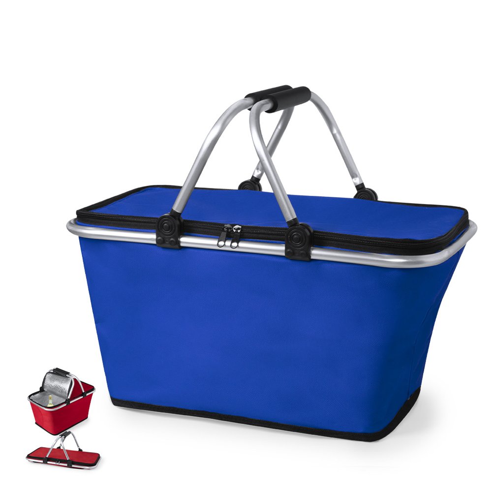 Aluminium insulated picnic basket