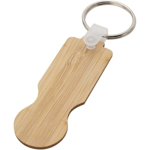 Bamboo trolley keychain