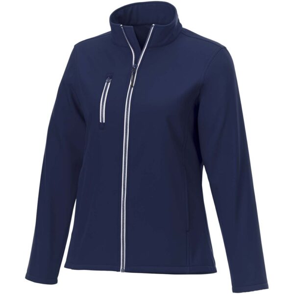 Elevate Orion women's GRS recycled softshell jacket