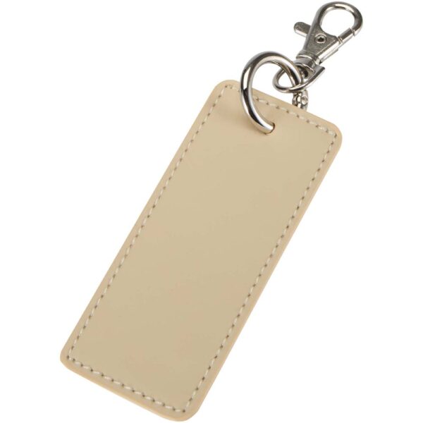 GRS recycled rectangle charm keychain
