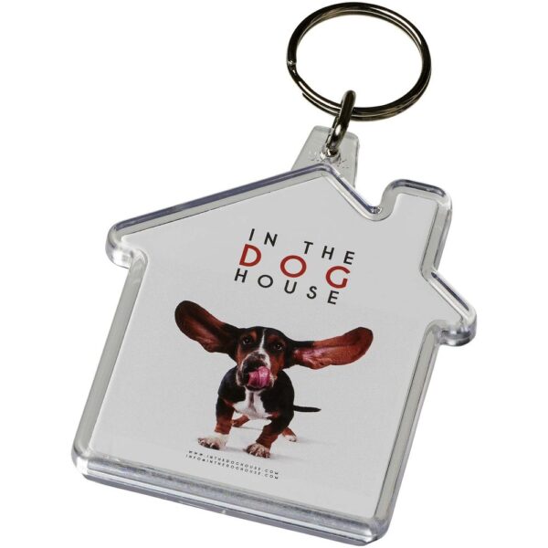 House-shaped keychain