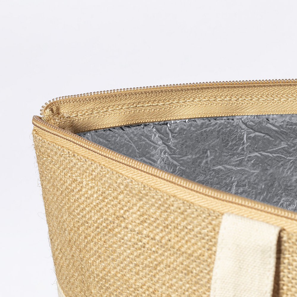 Jute 13 L cooler bag