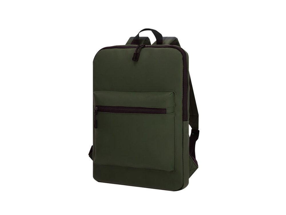 Leatherette document backpack