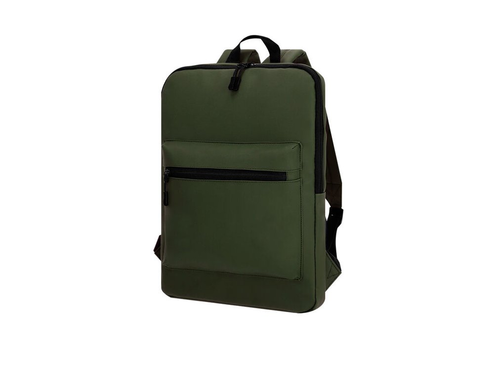 Leatherette document backpack