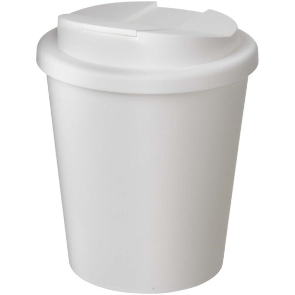 Ocean-plastic 250 ml espresso tumbler with spill-proof lid