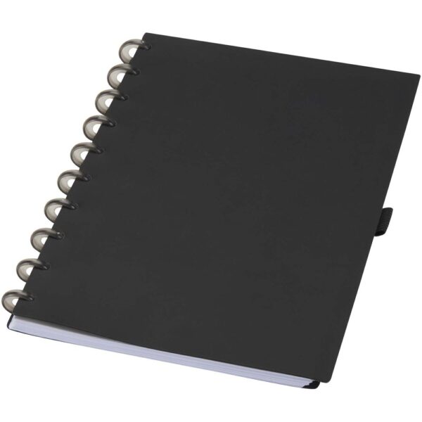 Planner with flexible cover and disc system