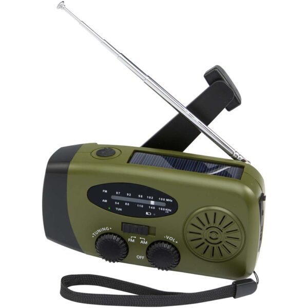 RCS recycled plastic emergency radio