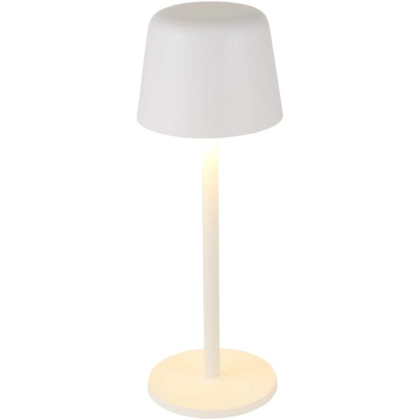 Rechargeable dimmable table lamp with 3 light modes