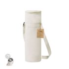 Recycled cotton bottle cooler bag
