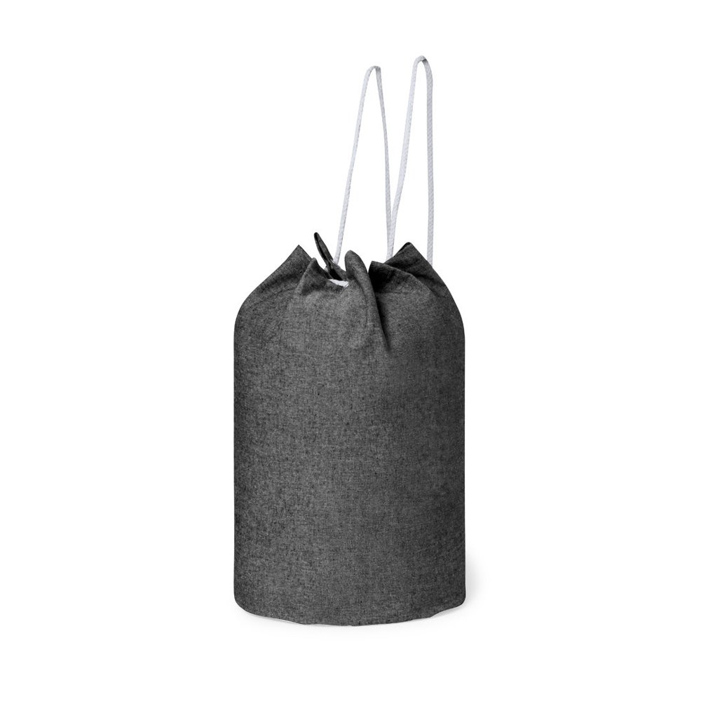 Recycled cotton duffel bag