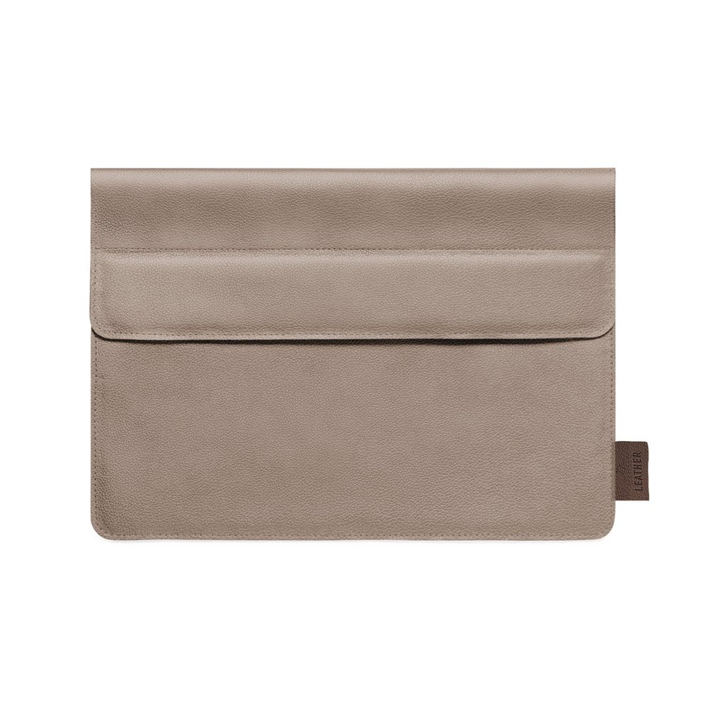 Recycled leather laptop sleeve