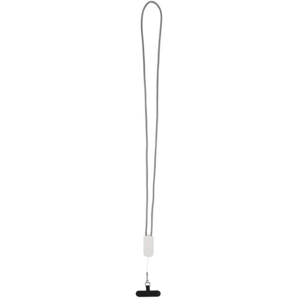 Recycled plastic smartphone lanyard with 27W 5-in-1 built-in cable