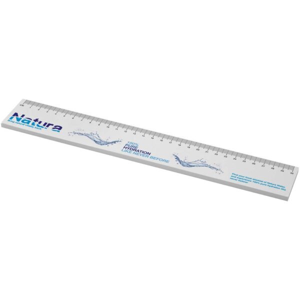 Recycled sticky notes with printed 30 cm ruler