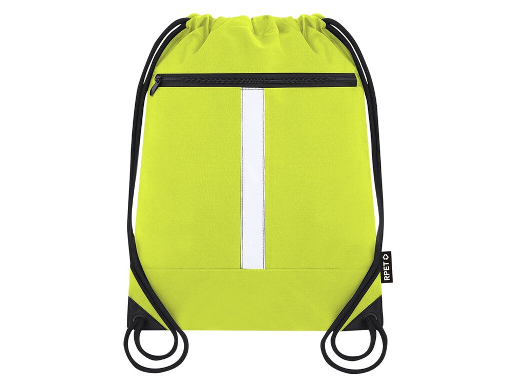 RPET reflective drawstring bag