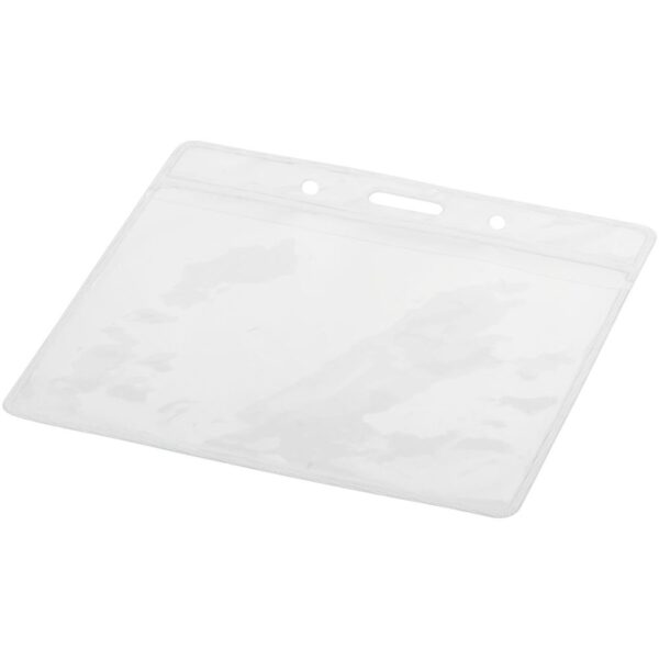 Transparent badge holder