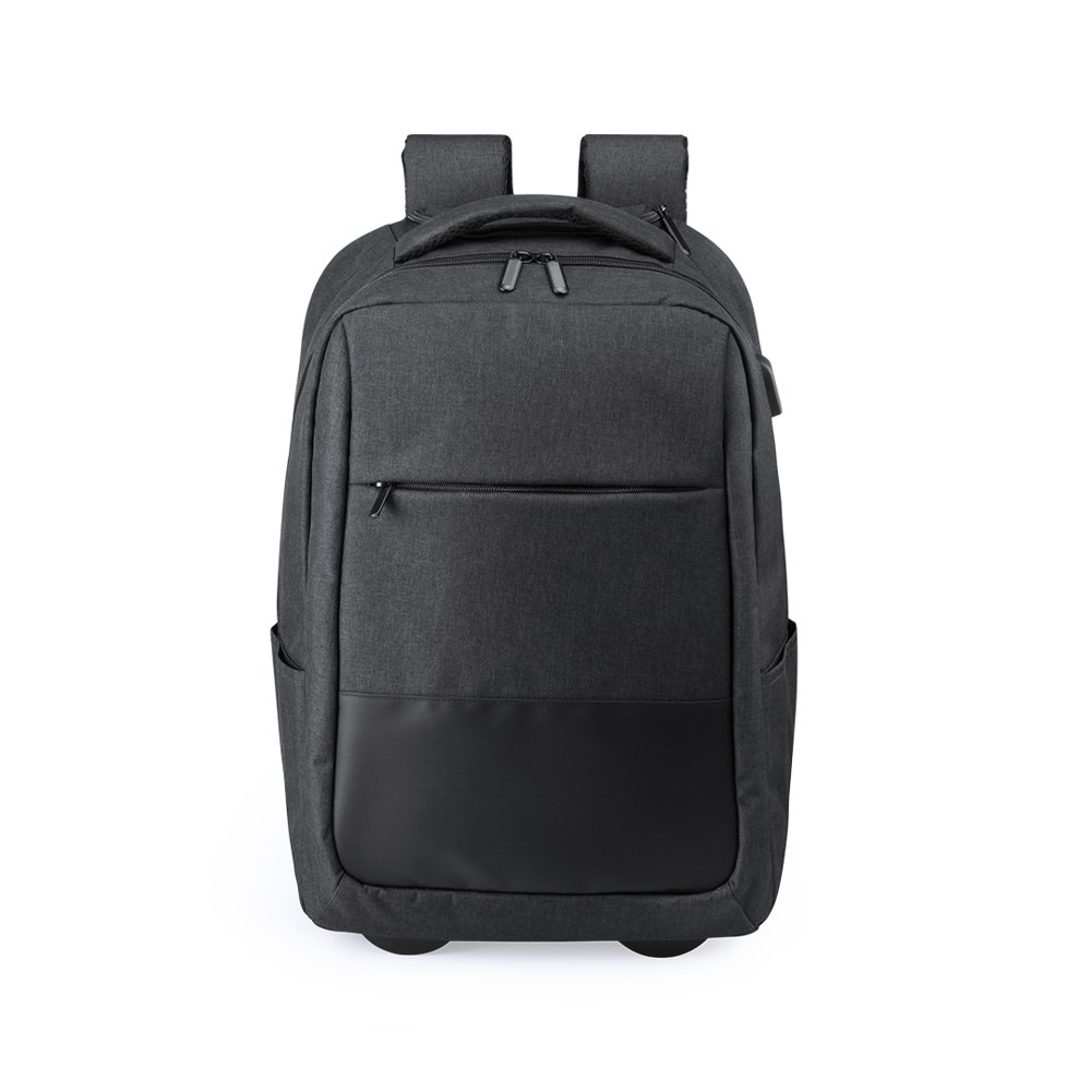 Trolley backpack with USB port
